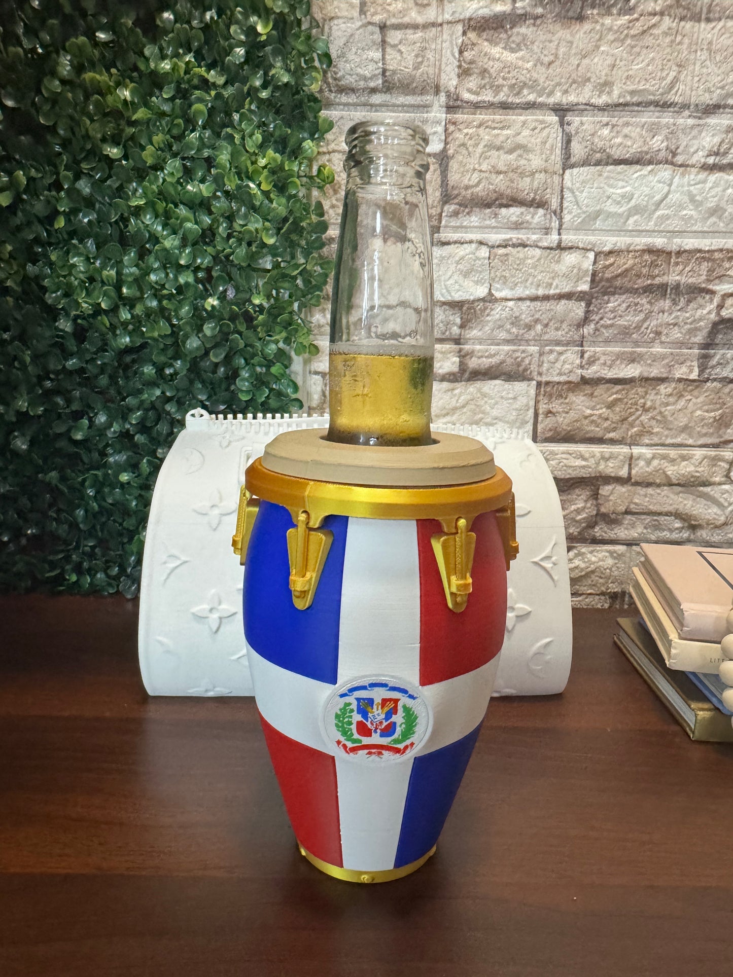 Conga Beer Bottle Holder | Dominican Republic, Puerto Rico & Cuba | 3D Printed