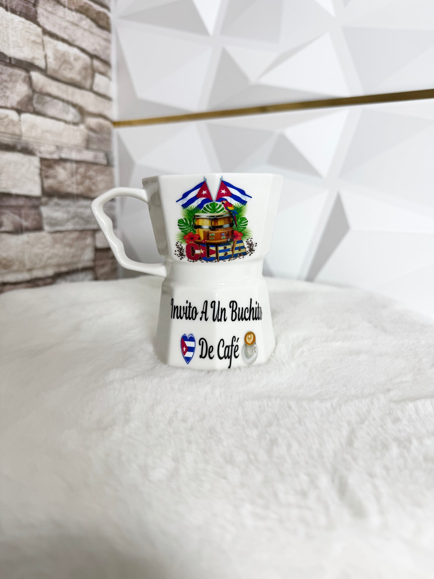 Taza Estilo Greca Caribeña – Dominicana, Puerto Rico y Cuba