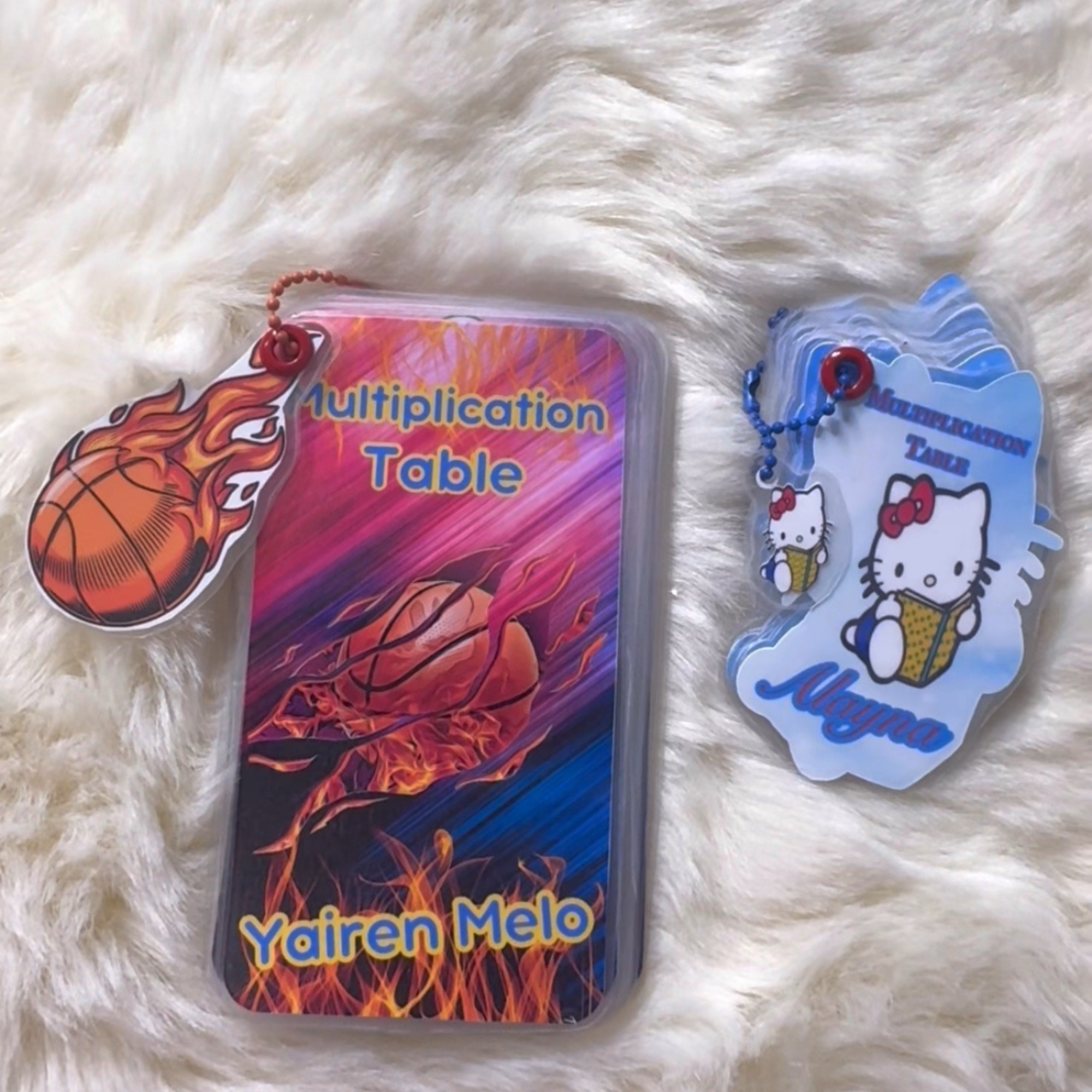MULTIPLICATION TABLE KEYCHAIN – Y&C Crafts Design