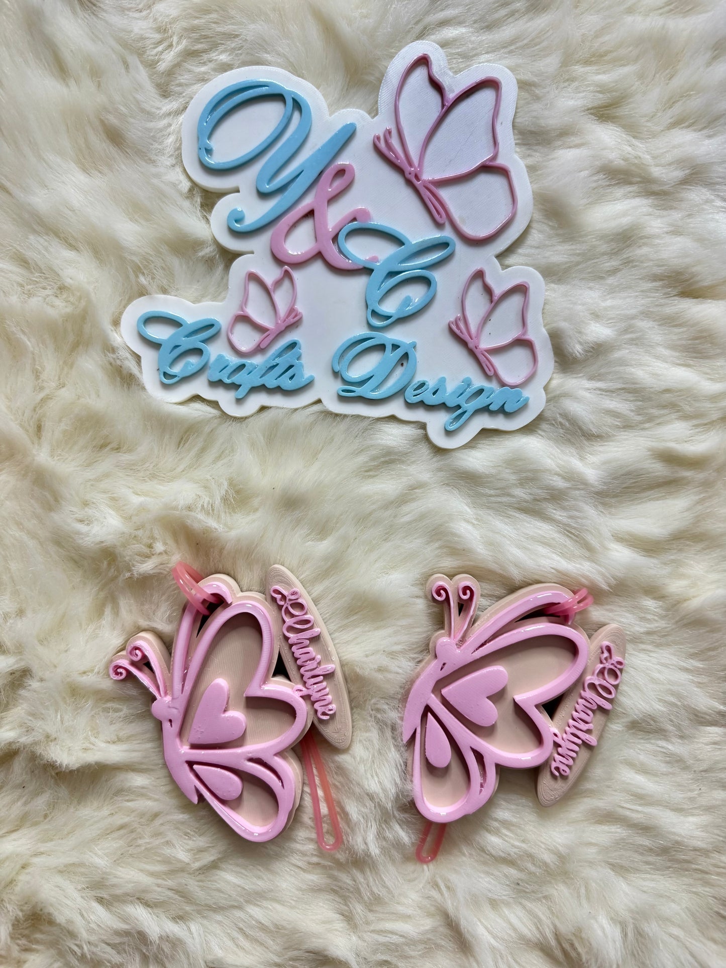 Personalized Backpack & Lunch Bag Name Tags – Custom 3D Tags Set of 2