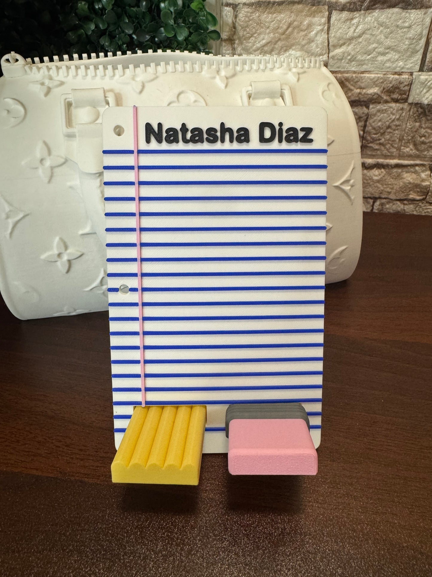 Personalized Phone Stand – Custom 3D Teacher & Desk Phone Holder