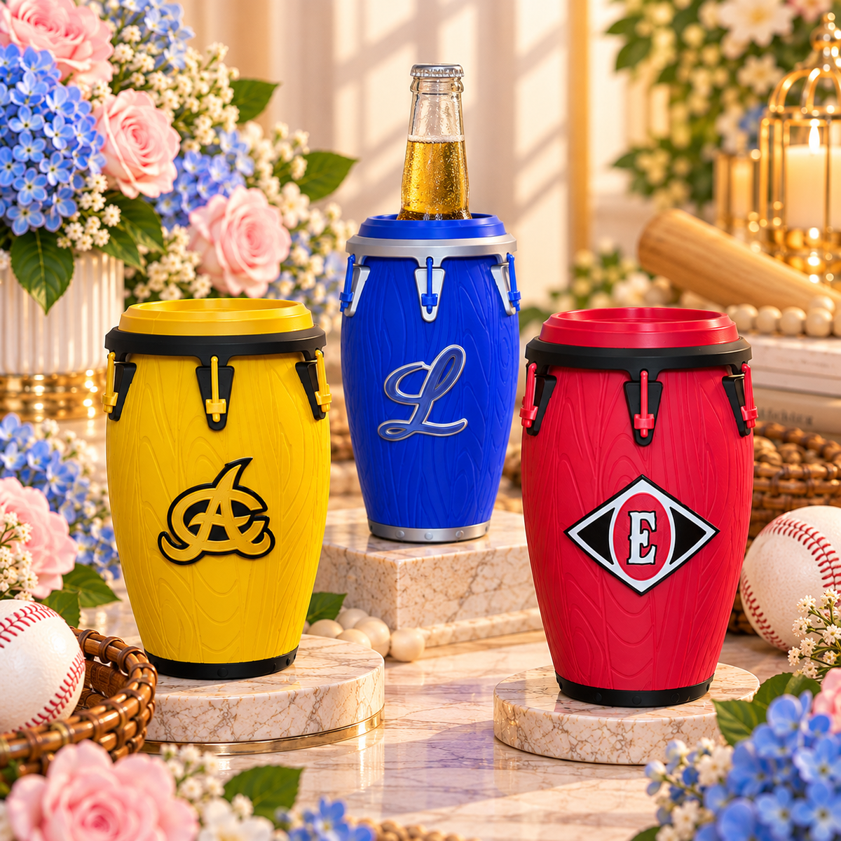 Licey, Águilas & Escogido – Conga 3D Premium | Béisbol Dominicano