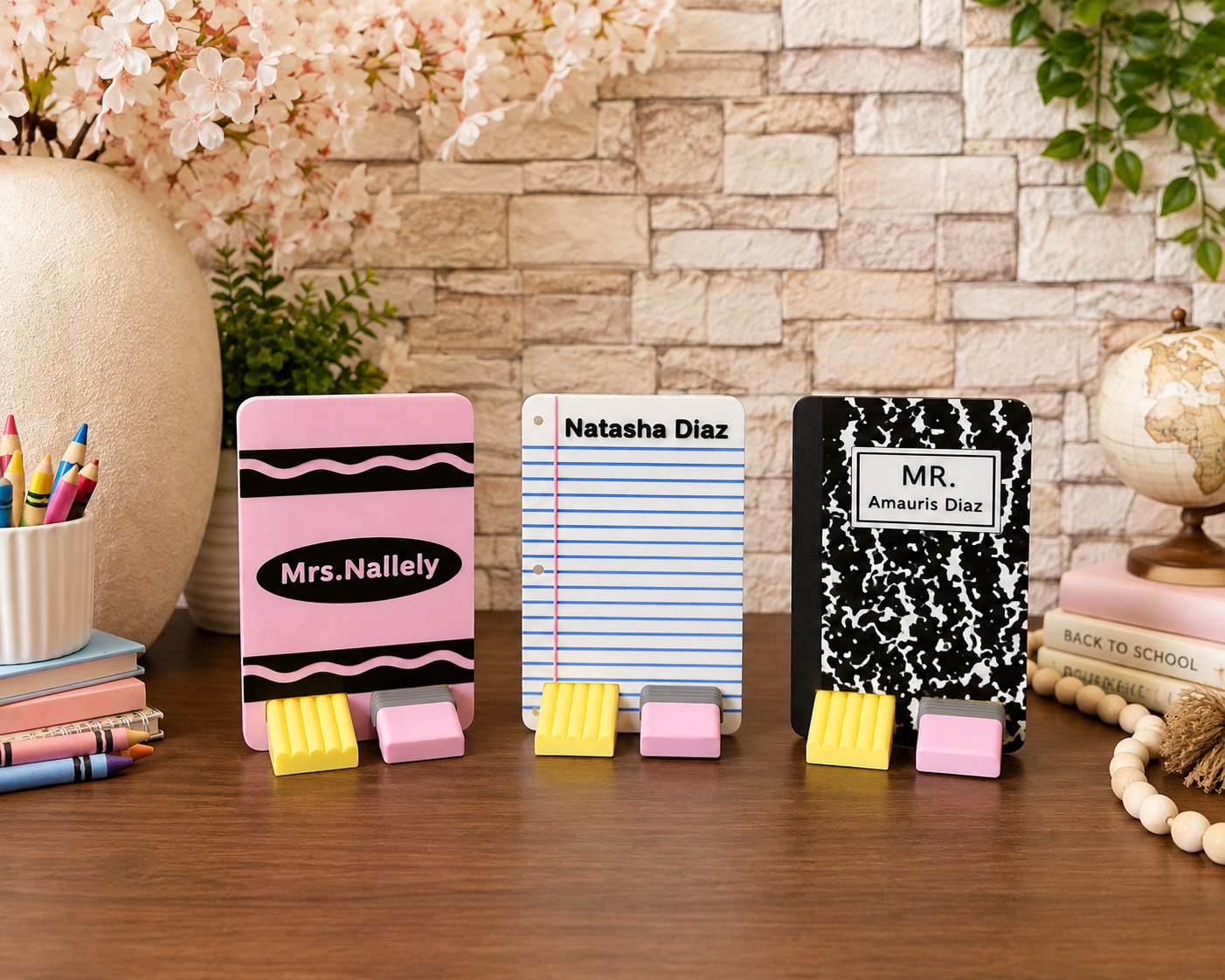 Personalized Phone Stand – Custom 3D Teacher & Desk Phone Holder
