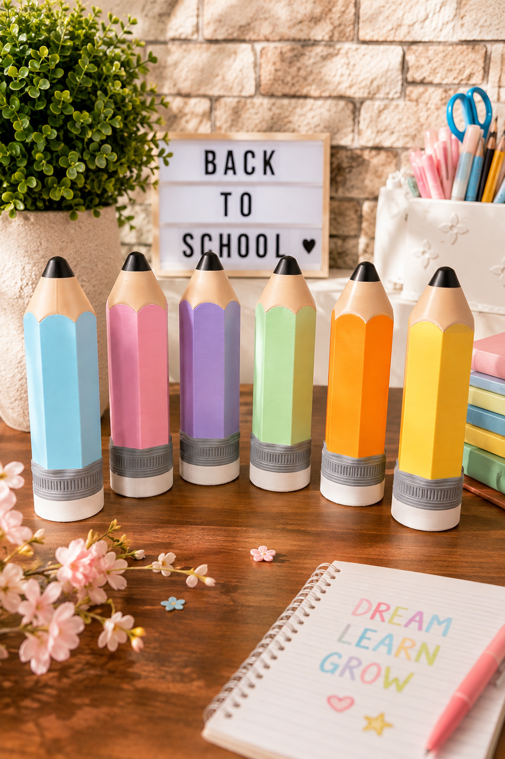 Kawaii Pastel 3D Jumbo Pencil Case – Back to School