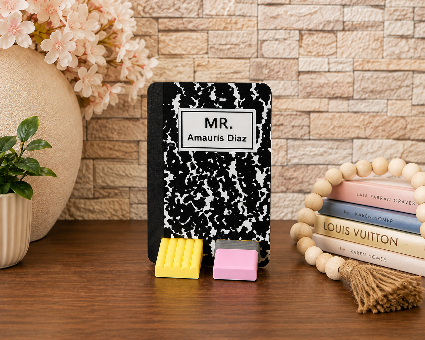 Personalized Phone Stand – Custom 3D Teacher & Desk Phone Holder