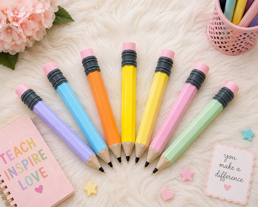 Jumbo Pencil Pen – 3D Printed Pencil-Shaped Pen Back to School