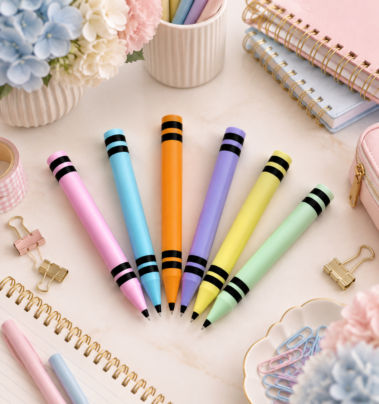Jumbo Crayon Pen – 3D Printed Crayon Shaped Pen