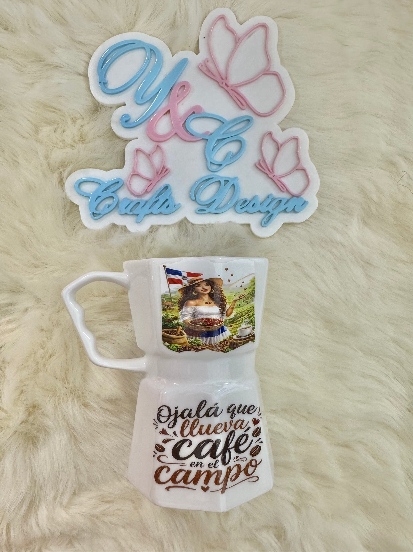 Taza Estilo Greca – Dominican & Puerto Rican Coffee Collection