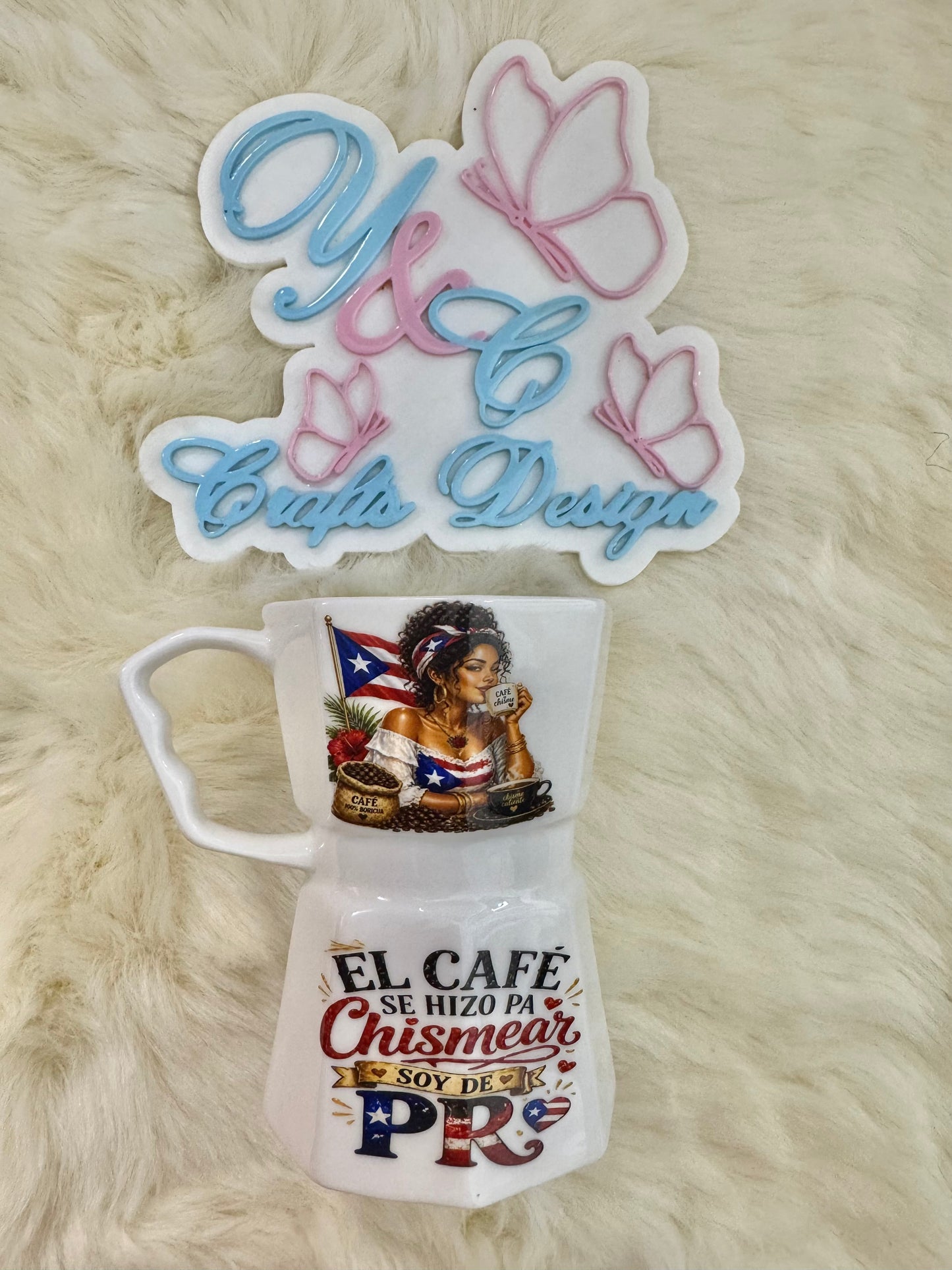 Taza Estilo Greca – Dominican & Puerto Rican Coffee Collection