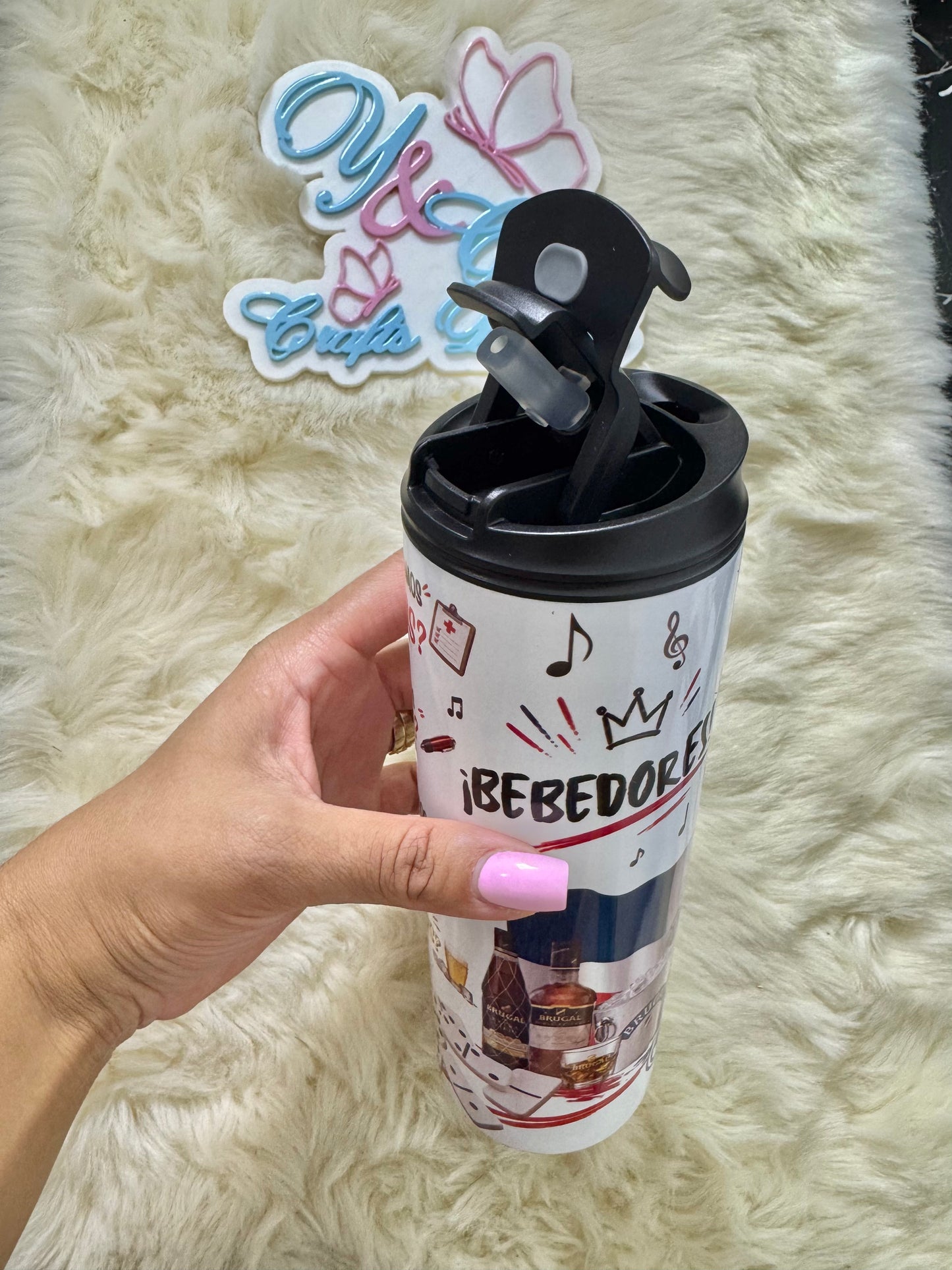 20 oz “Somos Bebedores” Tumbler | Dominican Summer Edition 🇩🇴🍻