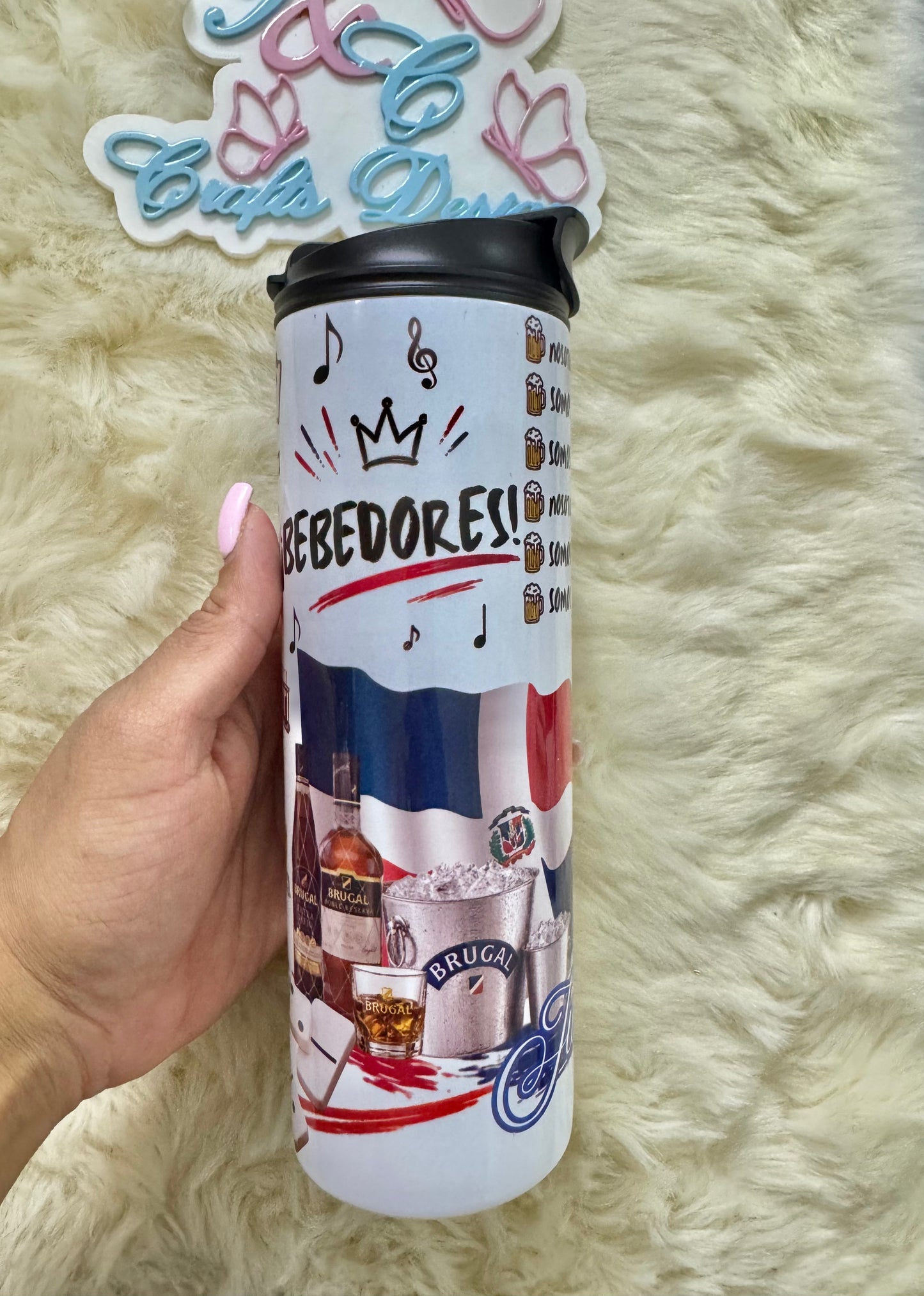 20 oz “Somos Bebedores” Tumbler | Dominican Summer Edition 🇩🇴🍻