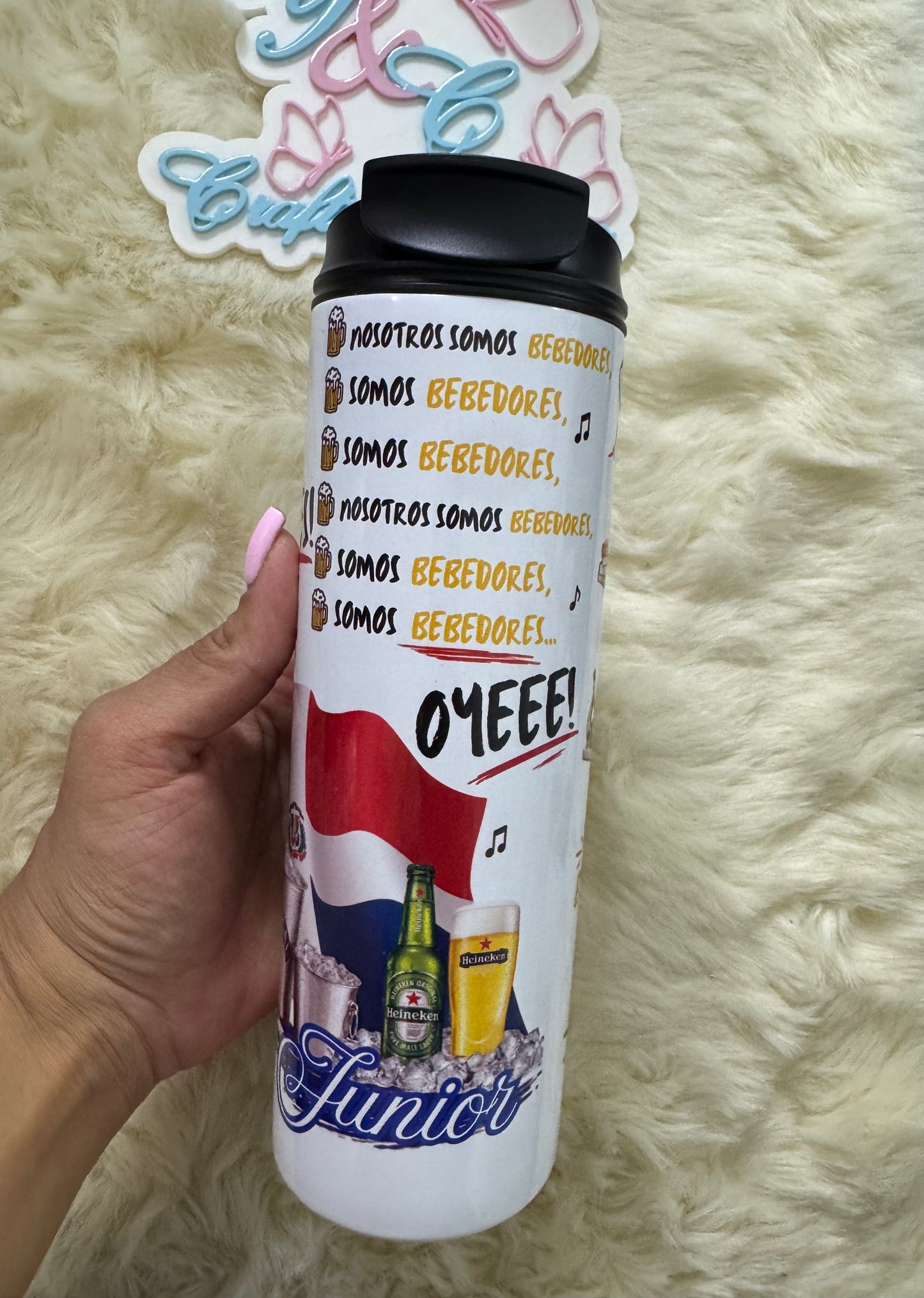 20 oz “Somos Bebedores” Tumbler | Dominican Summer Edition 🇩🇴🍻