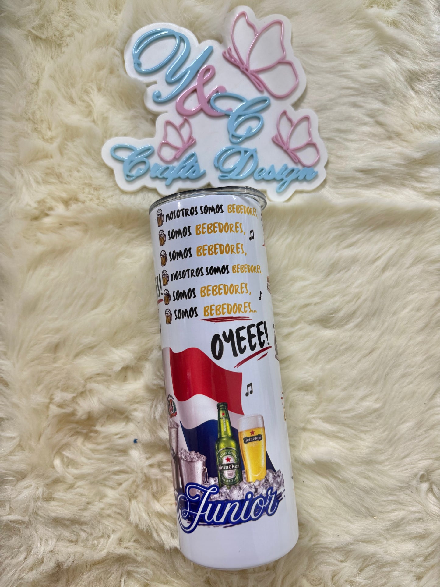 20 oz “Somos Bebedores” Tumbler | Dominican Summer Edition 🇩🇴🍻