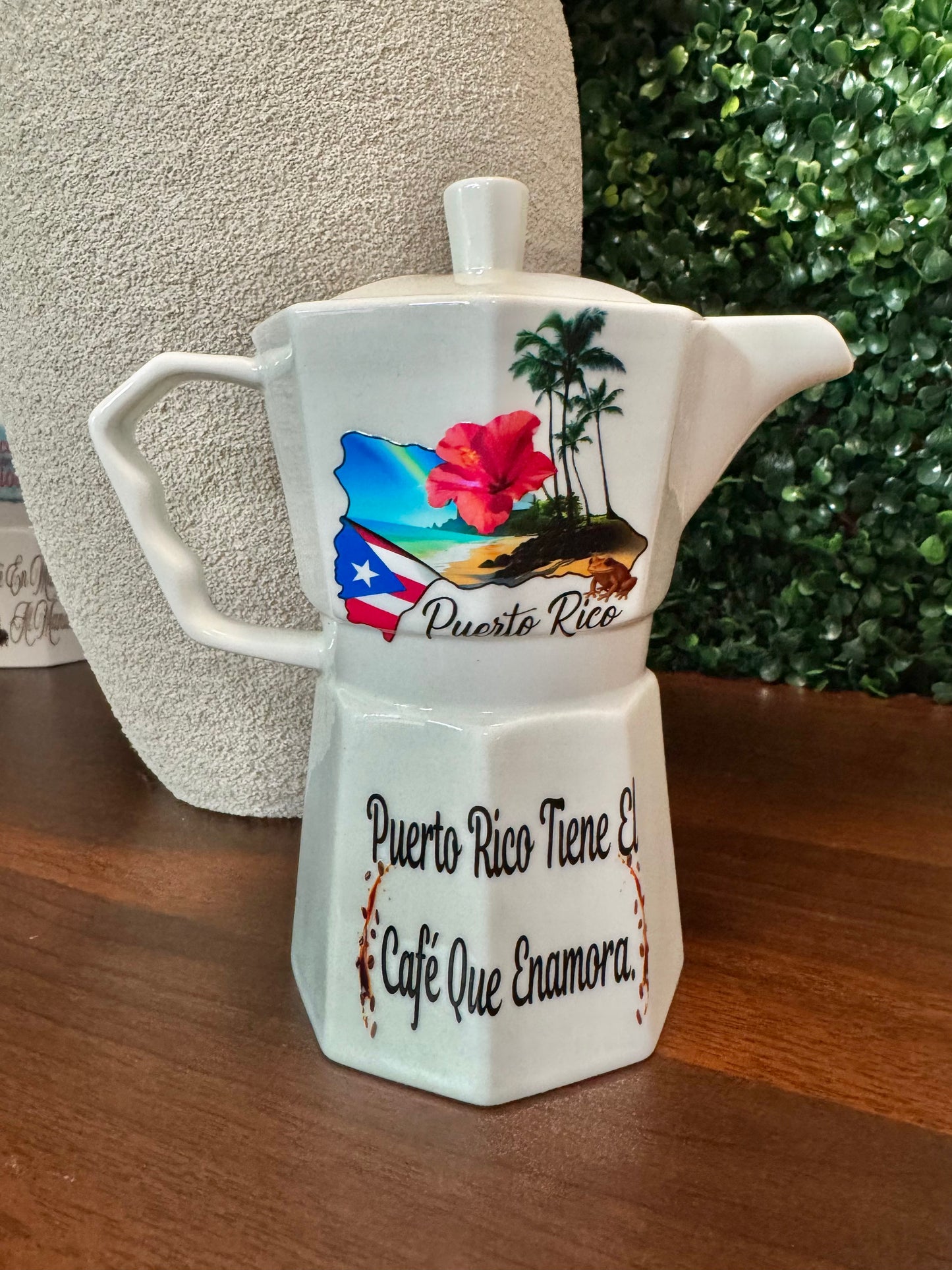 20 oz Coffee Server | Dominican, Puerto Rican & Cuban Designs