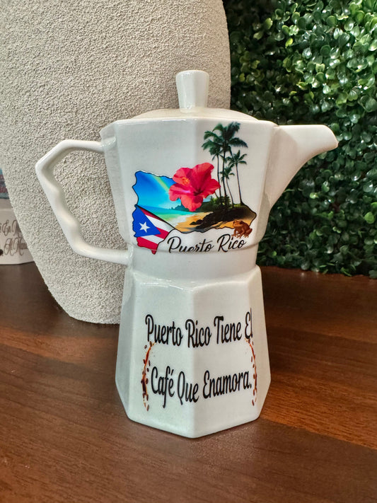 20 oz Coffee Server | Dominican, Puerto Rican & Cuban Designs