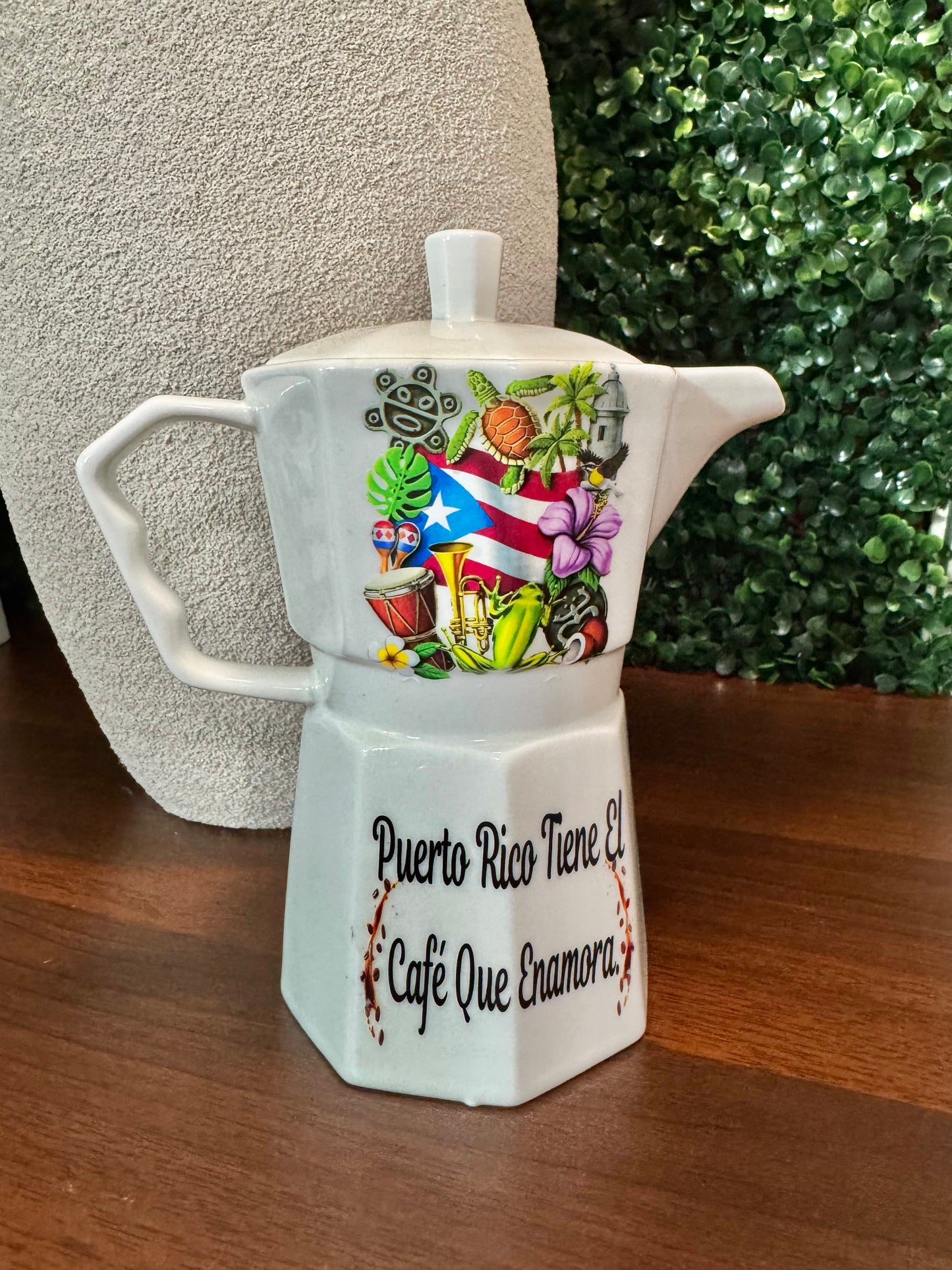 20 oz Coffee Server | Dominican, Puerto Rican & Cuban Designs