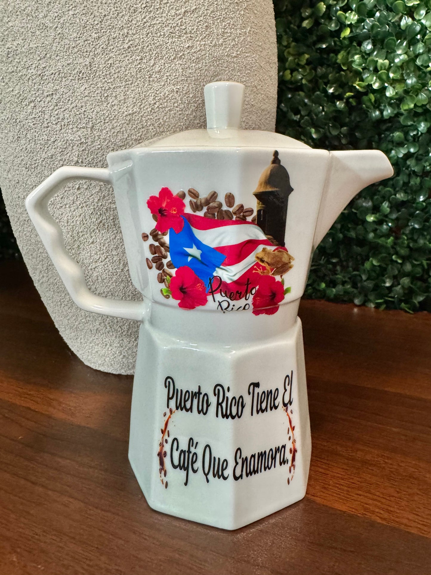 20 oz Coffee Server | Dominican, Puerto Rican & Cuban Designs