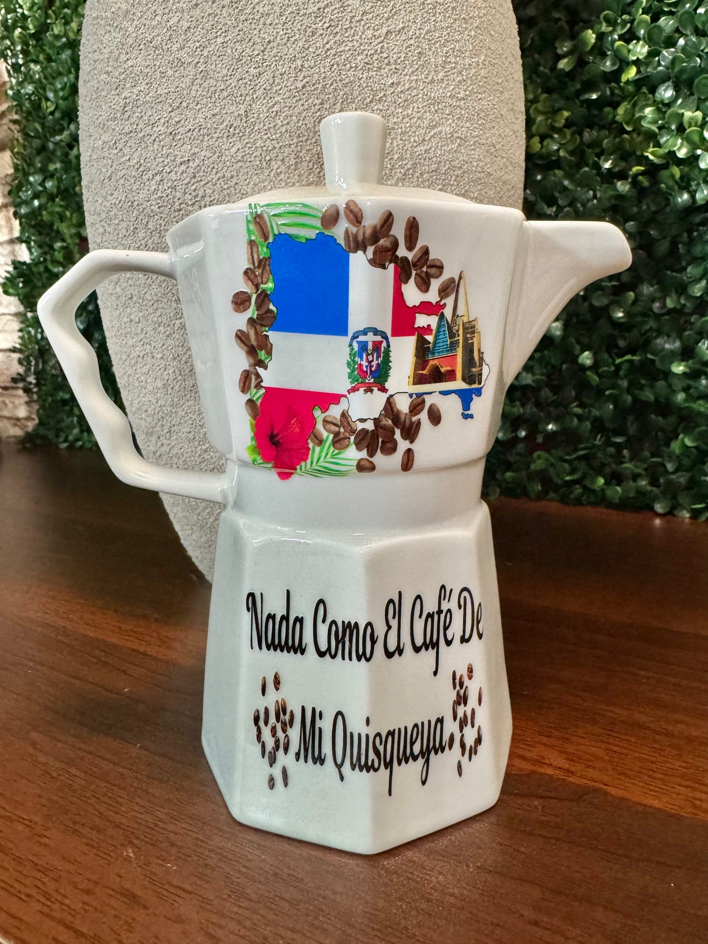 20 oz Coffee Server | Dominican, Puerto Rican & Cuban Designs