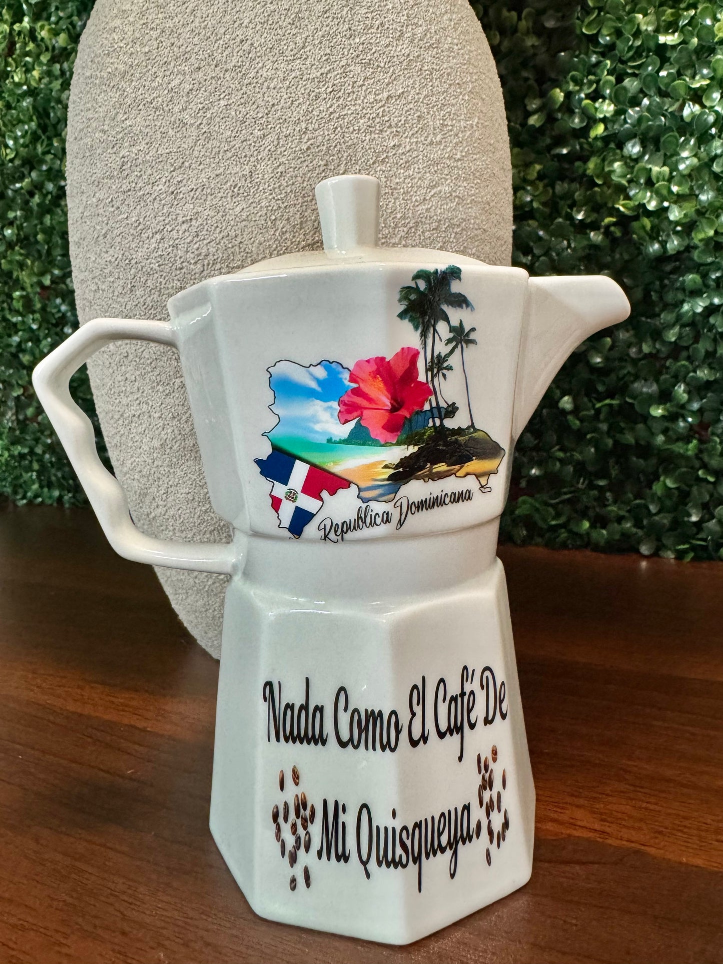 20 oz Coffee Server | Dominican, Puerto Rican & Cuban Designs