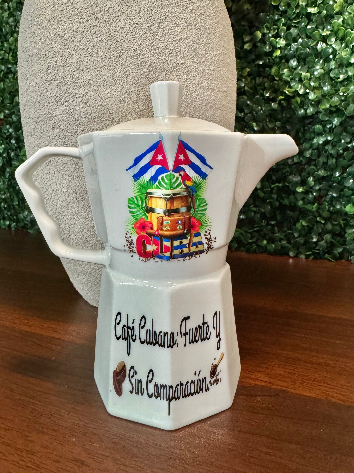 20 oz Coffee Server | Dominican, Puerto Rican & Cuban Designs