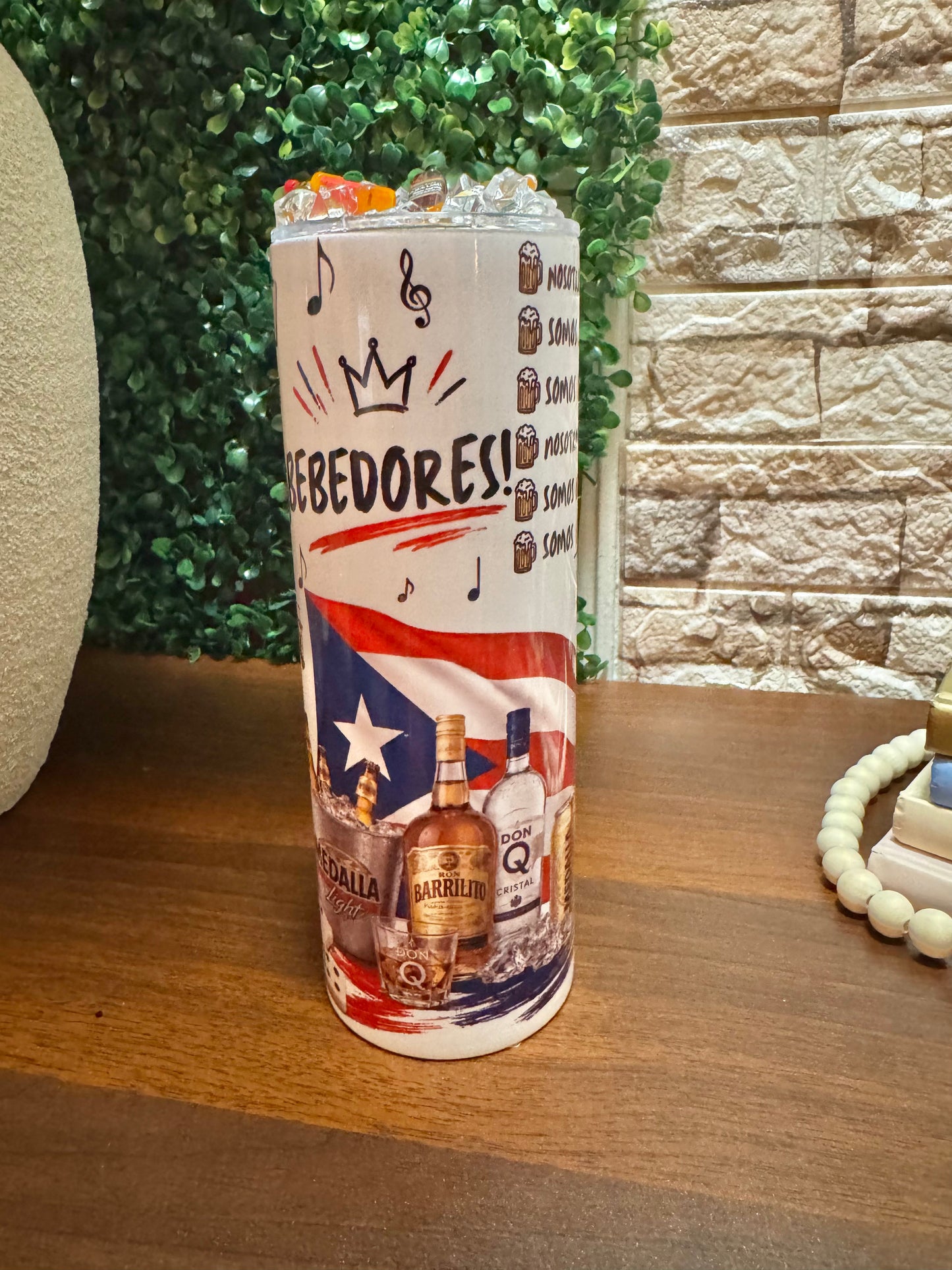 20 oz Somos Bebedores Puerto Rico Tumbler | Premium Collection 🇵🇷🍻