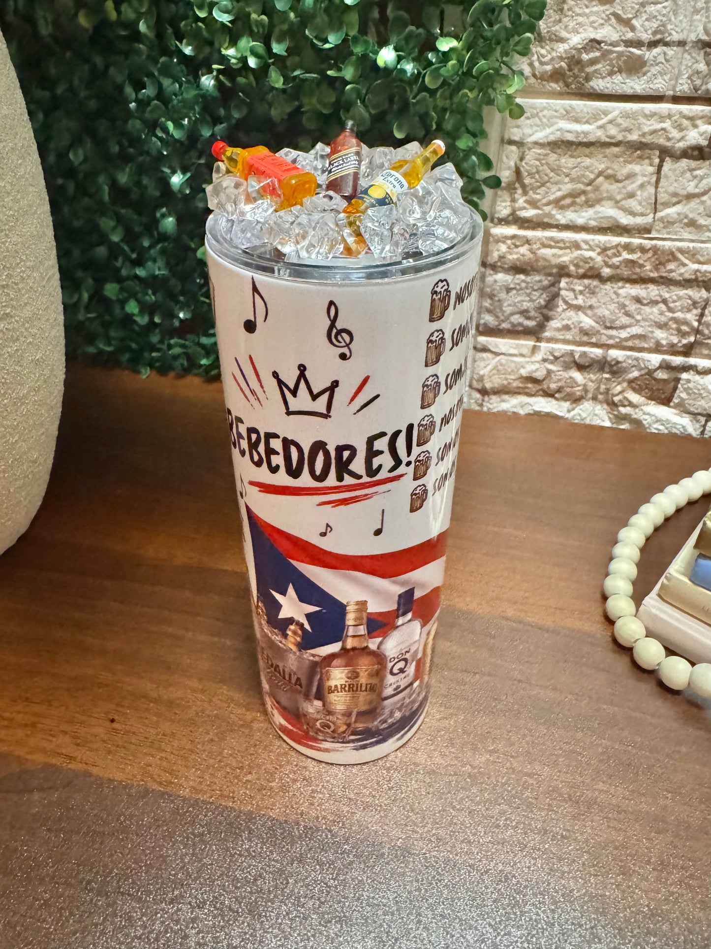 20 oz Somos Bebedores Puerto Rico Tumbler | Premium Collection 🇵🇷🍻