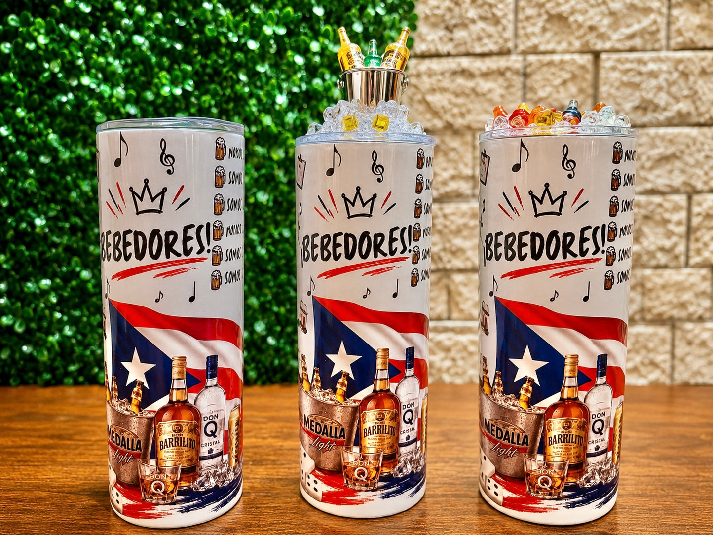 20 oz Somos Bebedores Puerto Rico Tumbler | Premium Collection 🇵🇷🍻
