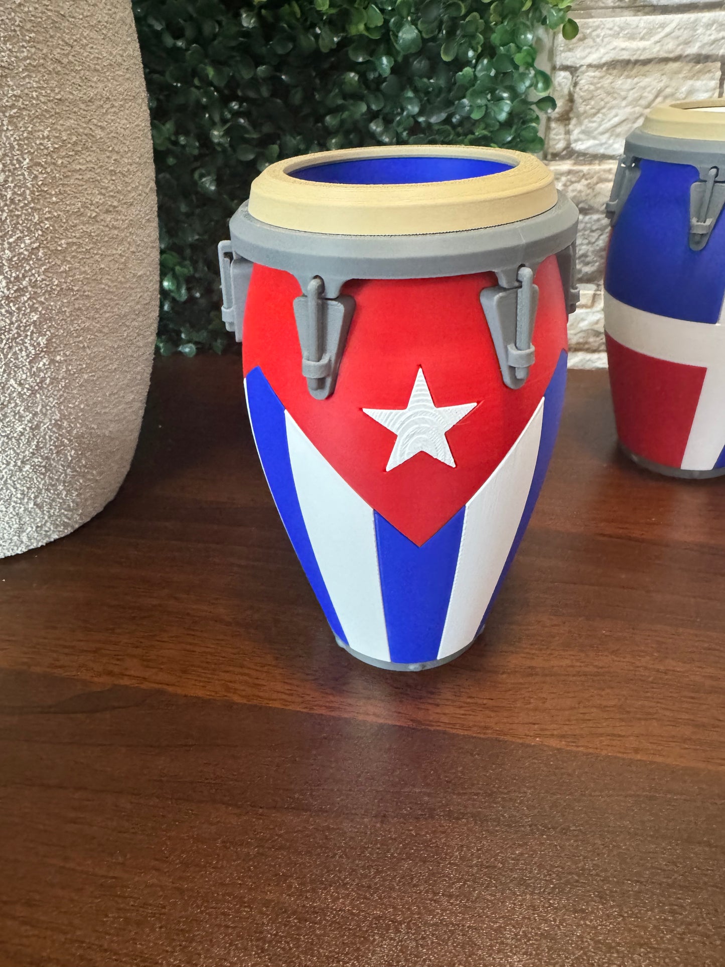Caribbean Conga Can Holder 12 oz Puerto Rico, Cuba & Dominican Republic