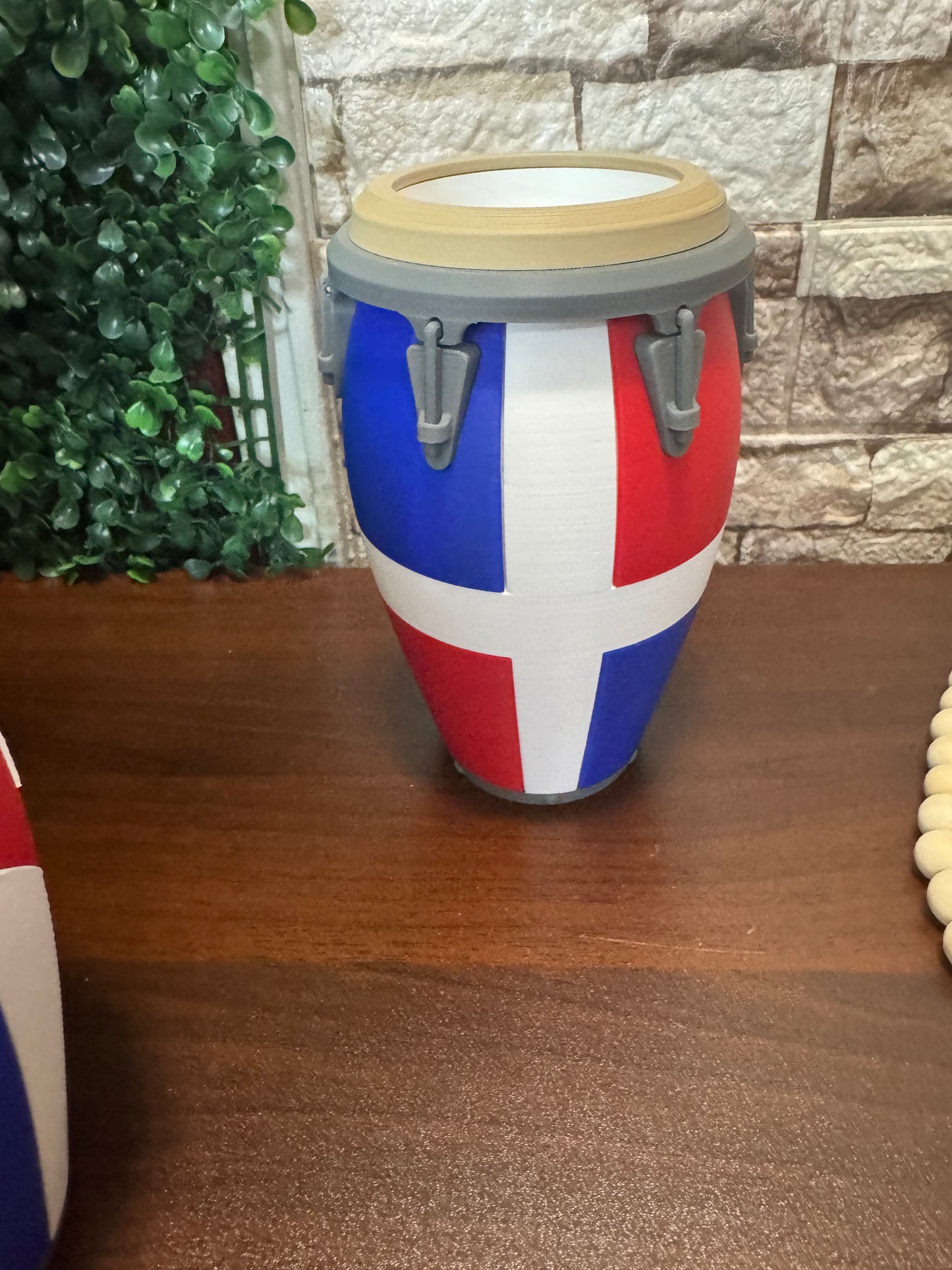 Caribbean Conga Can Holder 12 oz Puerto Rico, Cuba & Dominican Republic