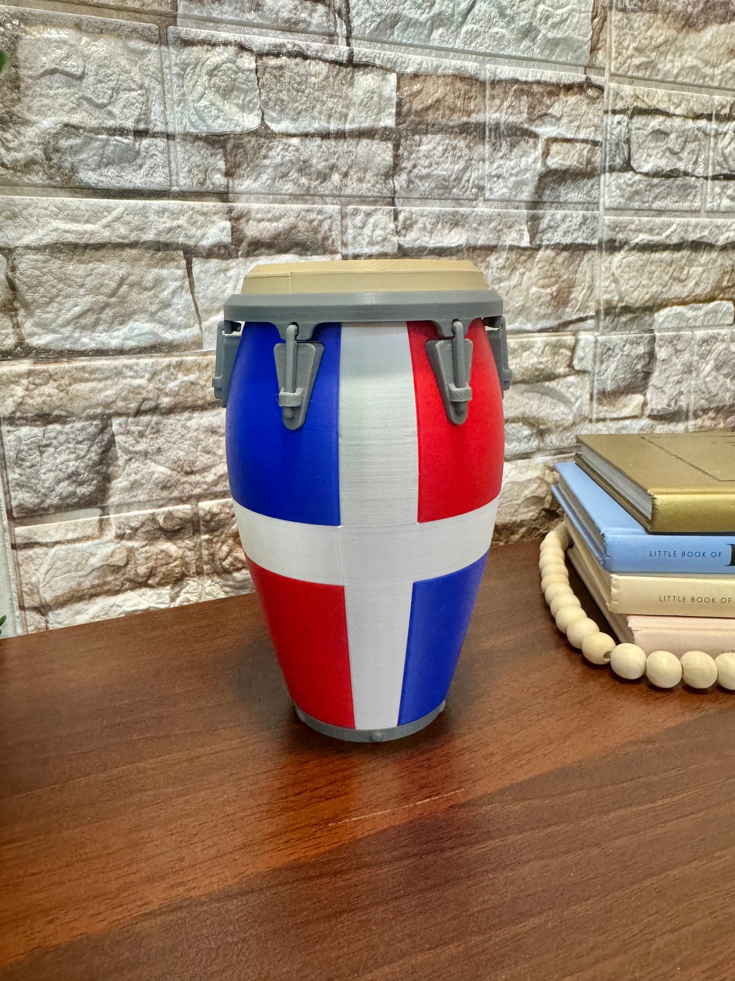 Caribbean Conga Can Holder 12 oz Puerto Rico, Cuba & Dominican Republic