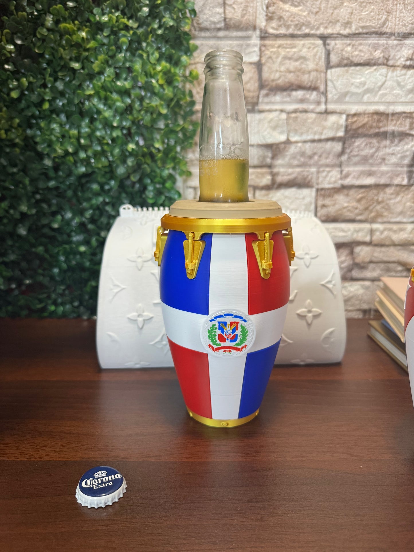 Conga Beer Bottle Holder | Dominican Republic, Puerto Rico & Cuba | 3D Printed