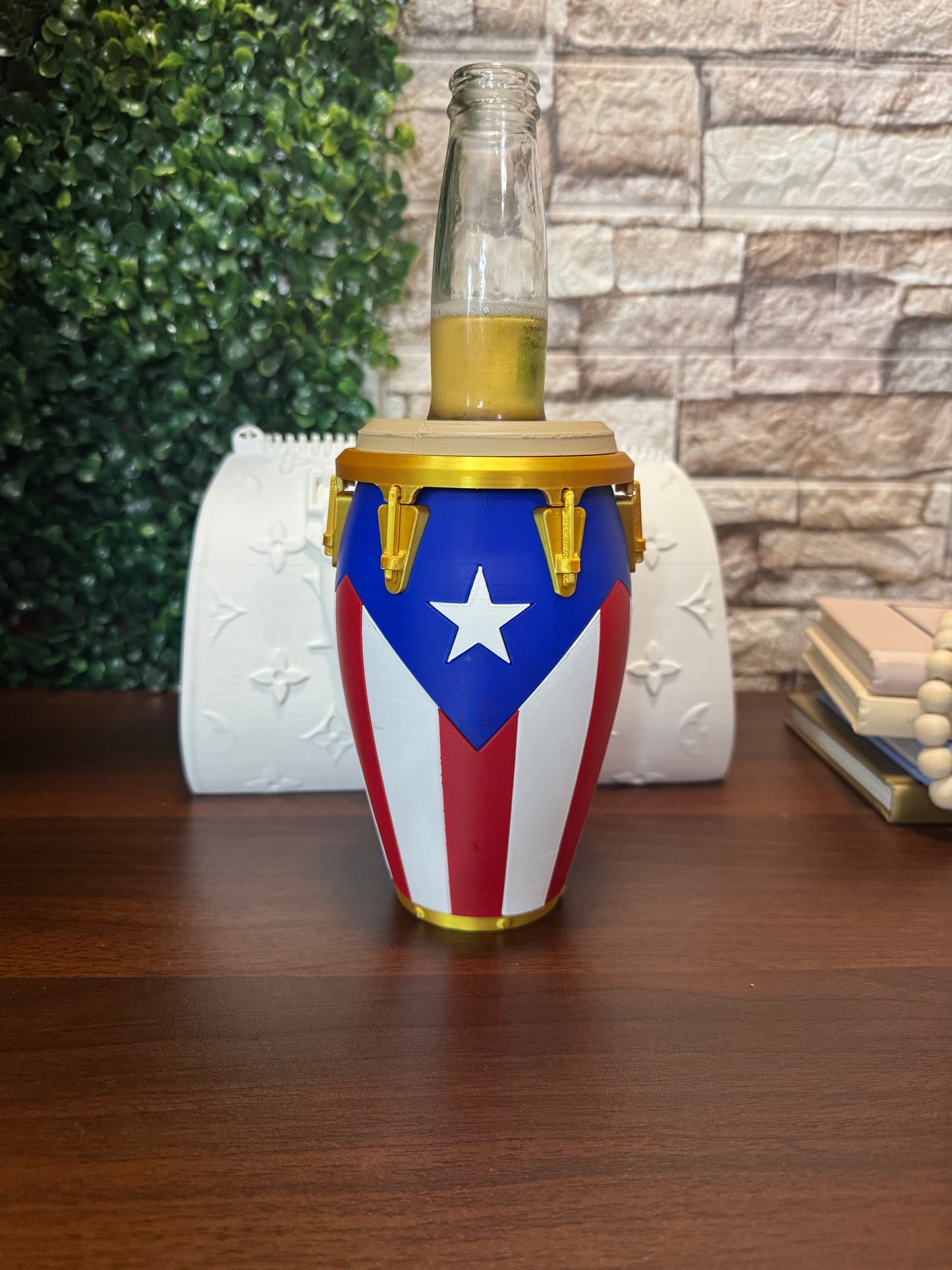 Conga Beer Bottle Holder | Dominican Republic, Puerto Rico & Cuba | 3D Printed