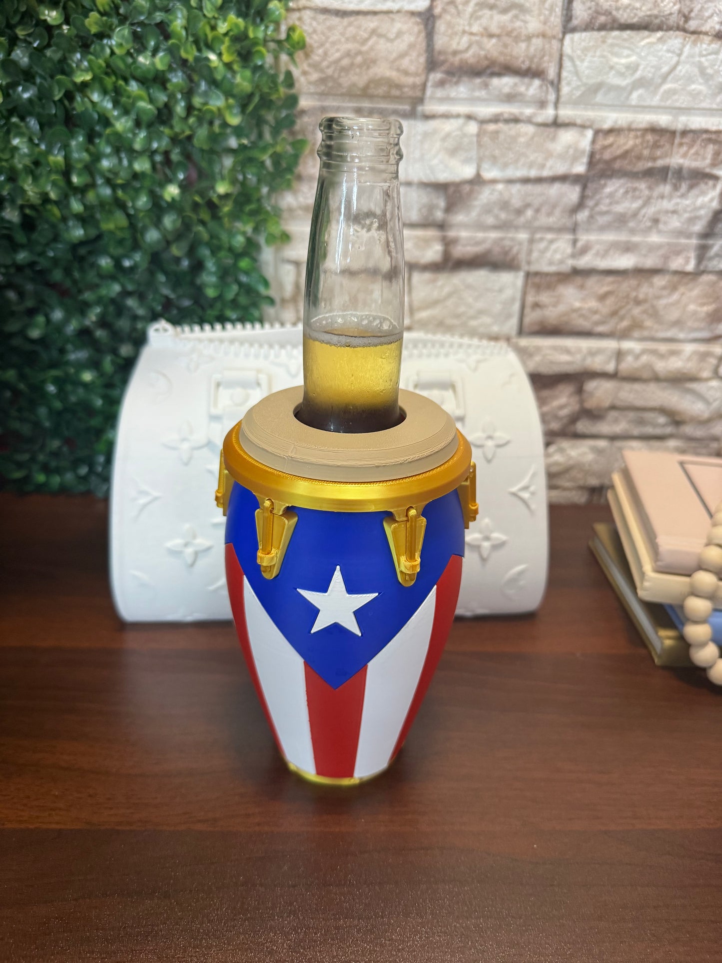 Conga Beer Bottle Holder | Dominican Republic, Puerto Rico & Cuba | 3D Printed