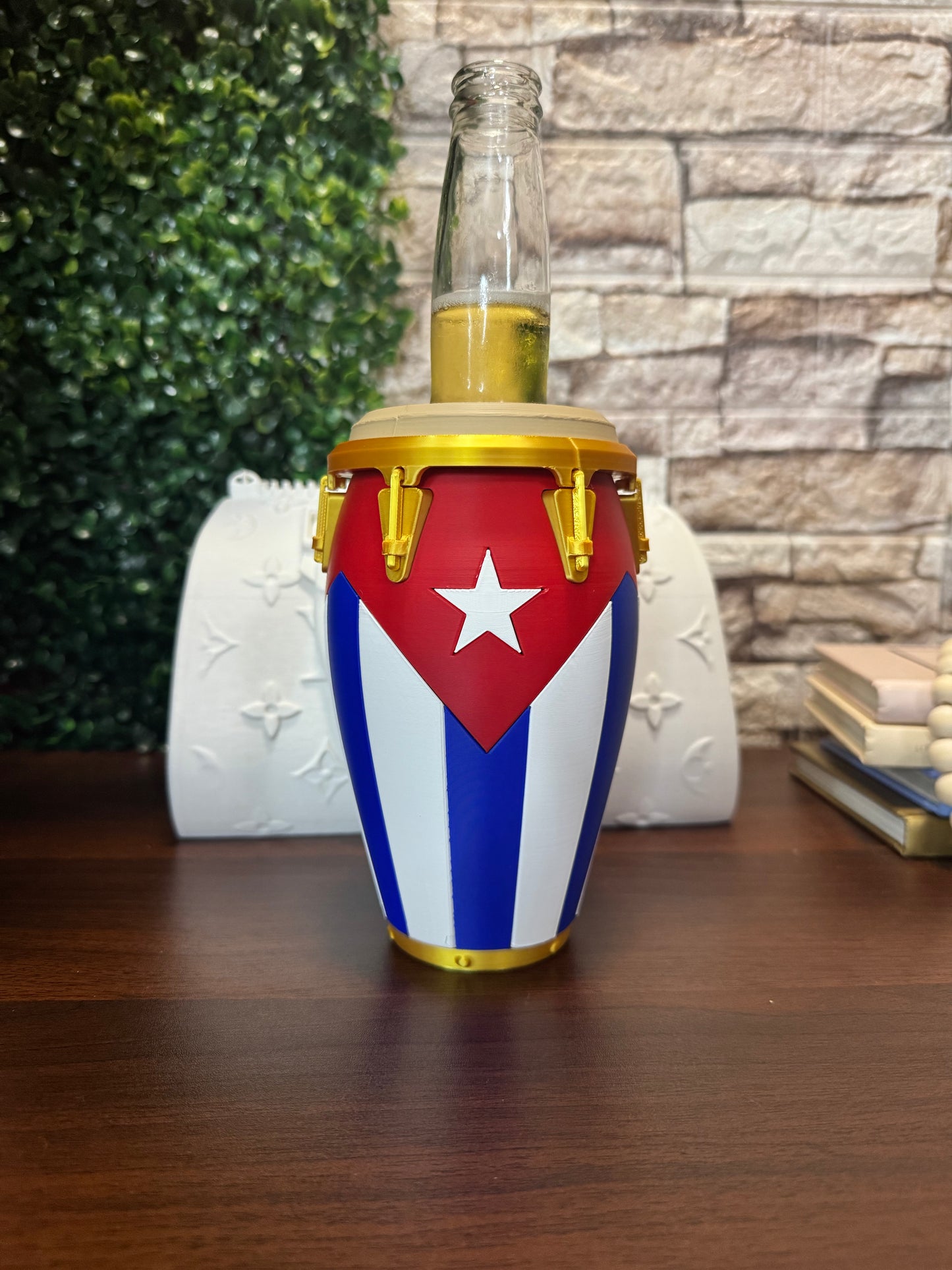 Conga Beer Bottle Holder | Dominican Republic, Puerto Rico & Cuba | 3D Printed