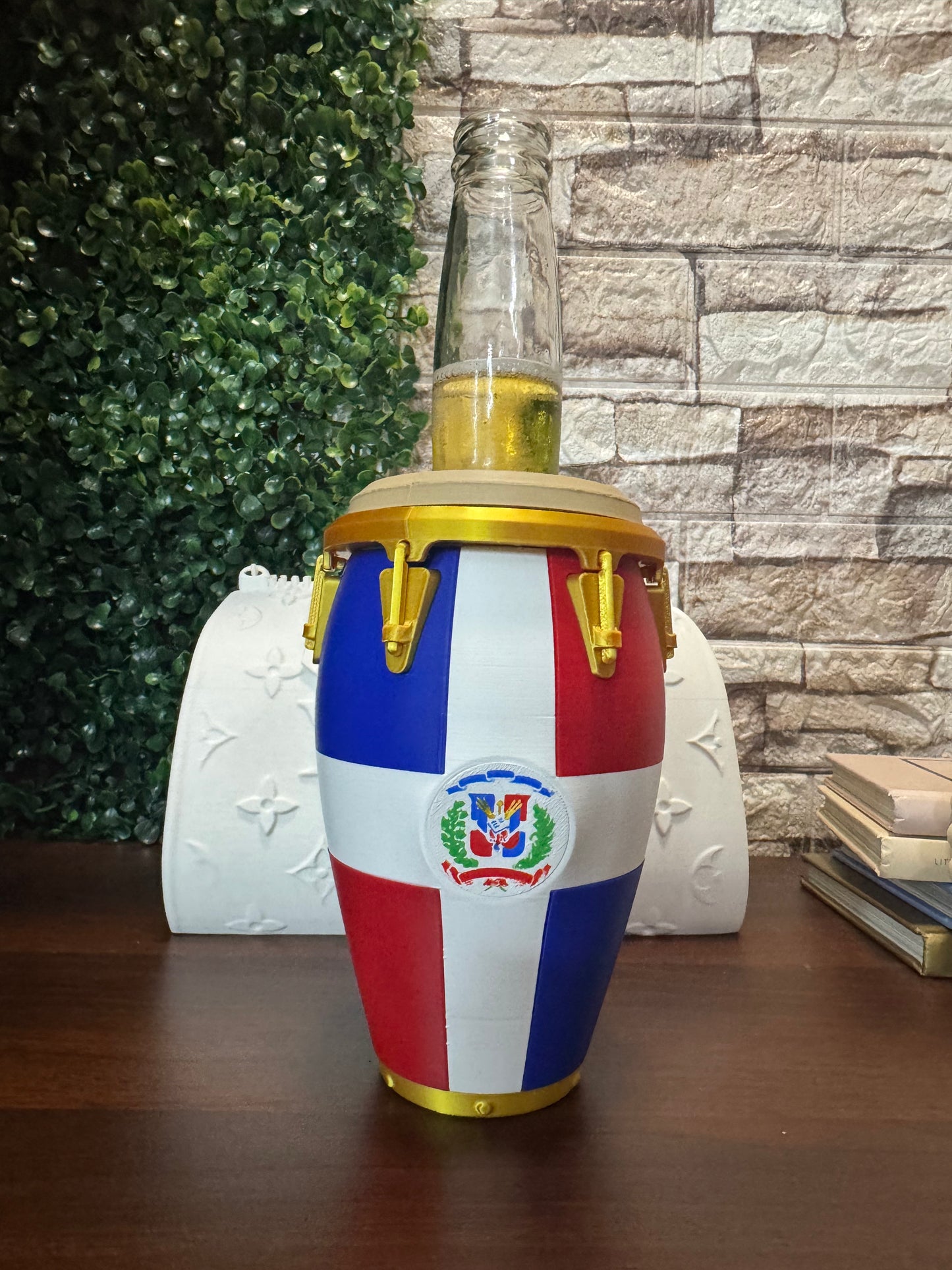 Conga Beer Bottle Holder | Dominican Republic, Puerto Rico & Cuba | 3D Printed