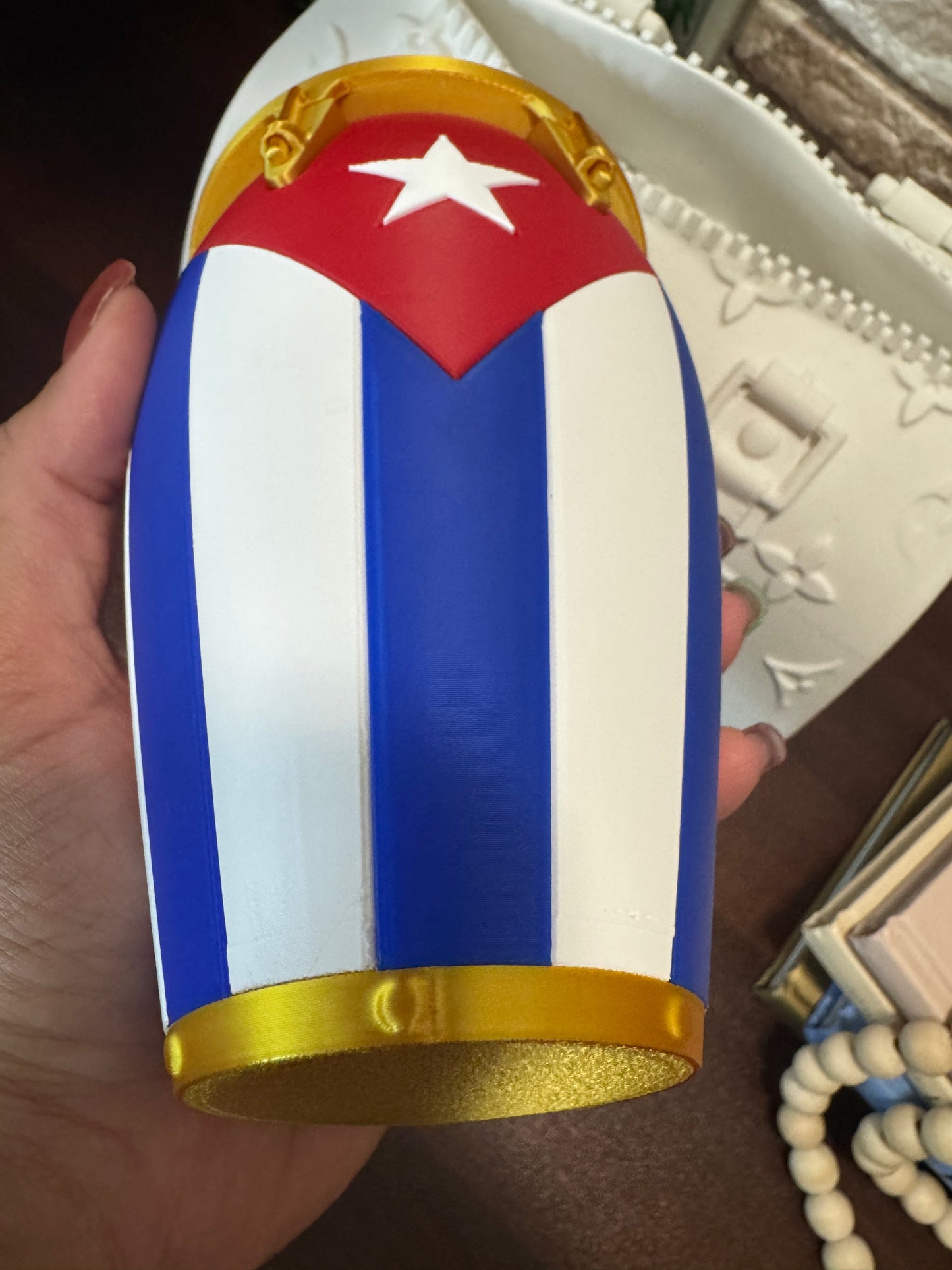 Conga Beer Bottle Holder | Dominican Republic, Puerto Rico & Cuba | 3D Printed