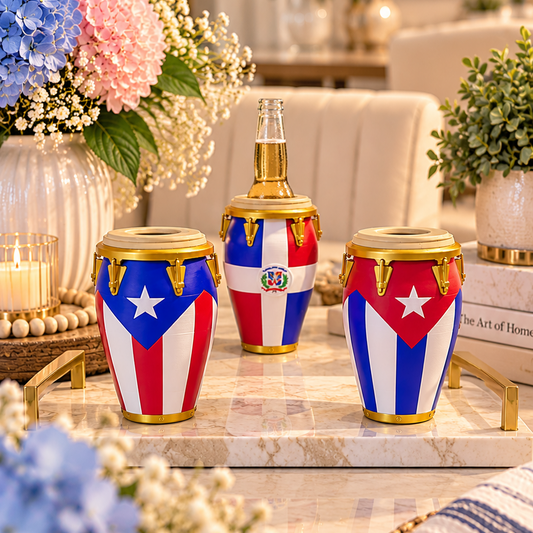 Conga Beer Bottle Holder | Dominican Republic, Puerto Rico & Cuba | 3D Printed