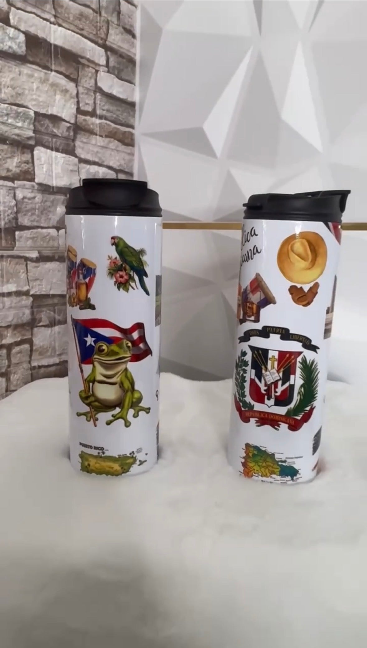 Caribbean 20oz Insulated Tumblers – Puerto Rico & Dominican Republic