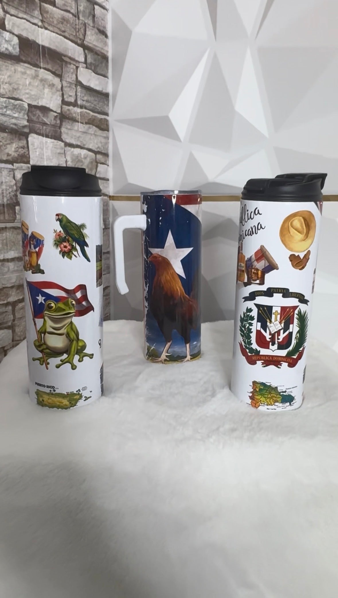 Caribbean 20oz Insulated Tumblers – Puerto Rico & Dominican Republic