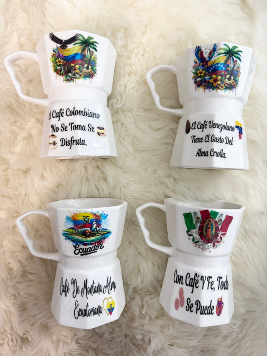 TAZA ESTILO GRECA LATINOAMERICA